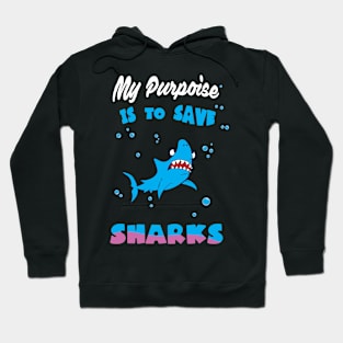 Shark Sharks Diver Shark Hoodie